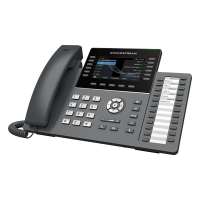 Teléfono IP / 12 Líneas / 24 Teclas Programables / Wi-Fi 6 / PoE / Pantalla LCD 4.3 Pulgadas / Bluetooth / Audio HD | SIERRA STORE