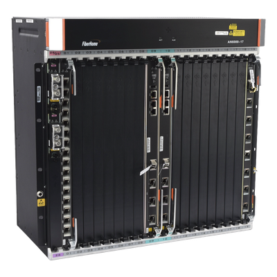 OLT Carrier Class Modular / 16 Ranuras de Servicio / 240 Puertos GPON o 120 XGPON / 6.8T Switching / 200G Slot Bandwidth / 16,000 ONTs | SIERRA STORE