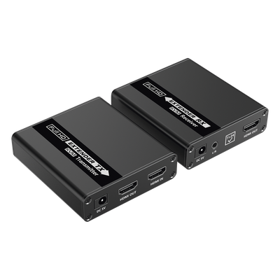 Kit extensor KVM (HDMI y USB) | 40m a 4k@30Hz  | 70m a 1080P@60Hz | Cat 6, 6a y 7 | CERO LATENCIA | HDR | Salida Loop | Salida de | SIERRA STORE