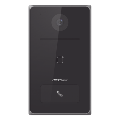 HIKVISION DS-KV6133-ME1 - Frente de Calle IP / 2 Megapixel / 129°H / IR 2.5 m (8.2 ft) / PoE 802.3af / IP65 / Lector Mifare / Audio | SIERRA STORE