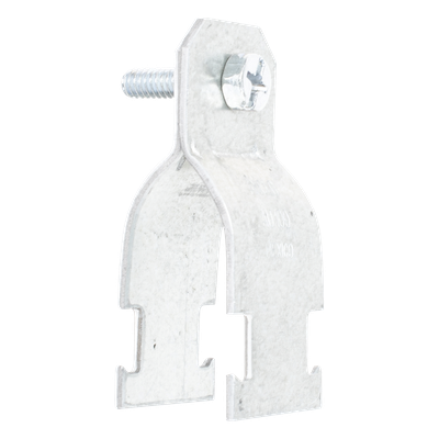 Abrazadera Unicanal / 1 1/4" (32 mm) / Acero Galvanizado Calibre 16 / Conduit Pared Gruesa y PVC | SIERRA STORE