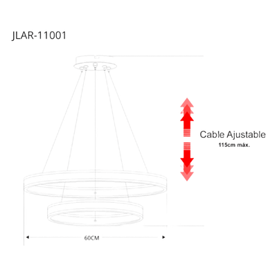 Lámpara de Techo LED / 110W / 8,800 lm / 3 Temperaturas de Color / Montaje Sobreponer / IP20 / Vida Útil 50,000 h | SIERRA STORE