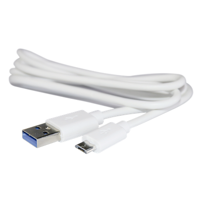 Cable programador y cargador USB a Micro USB color blanco | SIERRA STORE