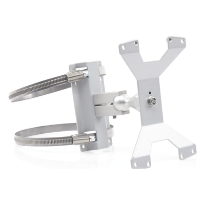 Kit de Montaje en Poste / Ajustable / Aluminio RAL 9006 / Postes 133 mm / 350 g | SIERRA STORE