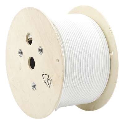 PANDUIT PUL6AV04WH-EG - Bobina de Cable UTP de 4 Pares, Vari-MaTriX, Cat6A, 23 AWG, LSZH (Libre de Gases Tóxicos), Color Blanco, 305m | SIERRA STORE