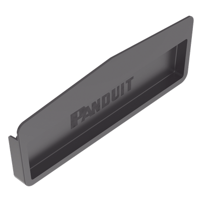 PANDUIT FREC12X4LBL - Tapa Final para Canaleta / 12x4 / Instalación a Presión / Radio de Curvatura 50.8 mm / 1.67x0.08x11.38 ft / Negro | SIERRA STORE