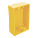 Caja de Montaje Superficial / Policarbonato Resistente / Perfil Bajo 1.5 pulgadas (38 mm) / Compatible con Botones de Emergencia / | SIERRA STORE