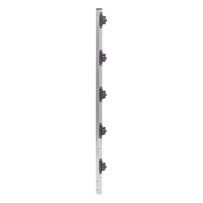 EPCOM INDUSTRIAL SYS-POST-2-R2 - Poste de Paso para Cerca Electrificada / Aluminio PTR 1 m (3.28 ft) / Perfil Cuadrado 1" / 5 | SIERRA STORE
