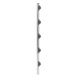 EPCOM INDUSTRIAL SYS-POST-2-R2 - Poste de Paso para Cerca Electrificada / Aluminio PTR 1 m (3.28 ft) / Perfil Cuadrado 1" / 5 | SIERRA STORE