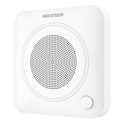 HIKVISION DS-PS403I-WB - Sirena Inalámbrica Interior / 105 dB / Audio Intercom 85 dB / LED de Alerta / 433 MHz / Alcance 800 m (2624.7 | SIERRA STORE