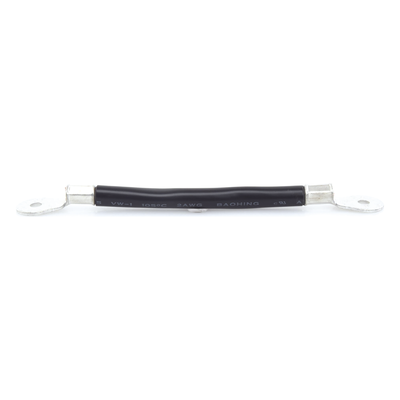 Cable de Batería / Calibre 2 AWG / 0.2 m (0.66 ft) / Terminales de Ojo Doble / Serie o Paralelo / Negro | SIERRA STORE