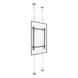 EPCOM INDUSTRIAL EMWS1U - Soporte de Montaje Suelo a Techo / Pantallas 32" ~ 75" / Carga Máxima 30 kg / VESA 400 x 600 mm / Cableado | SIERRA STORE