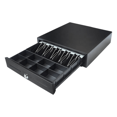 Cajón para Efectivo / 5 Compartimentos Billetes / 8 Compartimentos Monedas / Gripper Metálico / Conexión RJ11 / 3 Posiciones | SIERRA STORE