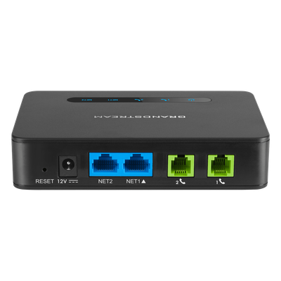 Adaptador de Teléfono Analógico ATA / 2 Puertos FXS / Router NAT Gigabit / Cifrado AES / Calidad de Voz HD / Fax T.38 | SIERRA STORE