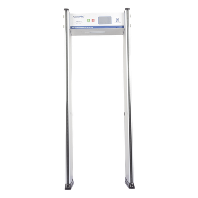 ACCESSPRO APMESC33 - Detector de Metales de 33 zonas/ Uso en Interior/Programación por Touch Screen / Contador de Personas | SIERRA STORE
