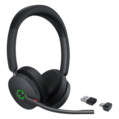 Diadema Inalámbrica / Cancelación de Ruido ANC Híbrida / Bluetooth 5.3 / Alcance 50 m (164 ft) / Autonomía 65 h / Compatibilidad UC | SIERRA STORE
