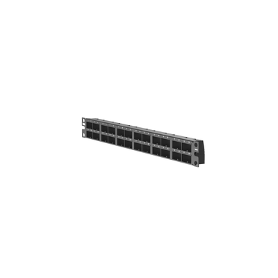 PANDUIT CP48HDBL - Panel de Parcheo Modular / 48 Puertos / 1UR / Blindado / Alta Densidad / Acero Inoxidable / 19 Pulgadas | SIERRA STORE