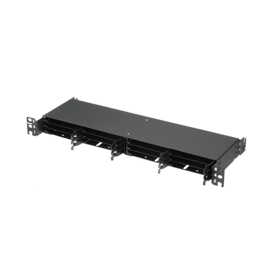 PANDUIT FLEX1UPN06 - Panel de Distribución de Fibra Óptica / 1 UR / 12 Cassettes HD Flex / 144 Fibras / 19" (483 mm) / Fijo | SIERRA STORE