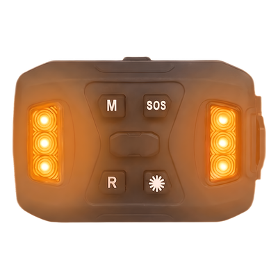 Luz de Advertencia Múltiple XLTD2735A / 26 LEDs Rojo/Azul/Blanco / IP67 / Magnética / Recargable 1200mAh / 72x48x29mm | SIERRA STORE