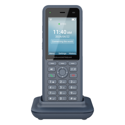 Teléfono IP Wi-Fi Inalámbrico / Wi-Fi 6 Doble Banda / IP69K / Batería 3000 mAh / 4 Vías Conferencia / Bluetooth / USB-C | SIERRA STORE