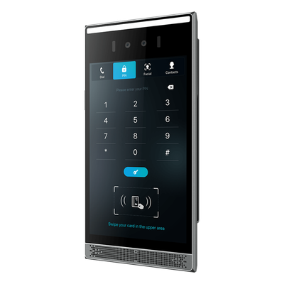 Videoportero IP / Pantalla Táctil IPS 8" / Reconocimiento Facial 10,000 Rostros / Cámara 2MP Lente Dual / 7 Métodos de Acceso / BLE + | SIERRA STORE