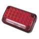 Luz de Advertencia LED / 7x4" / 66 LED / 10 Patrones de Destello / 12 VCC / Luz de Trabajo Integrada / Montaje Permanente | SIERRA STORE