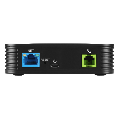 Adaptador de Teléfonos Analógicos ATA / 2 Puertos FXS / 2 Perfiles SIP / Ethernet 10/100 Mbps / Cifrado TLS y SRTP / Conferencia 3 Vías | SIERRA STORE