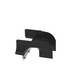 PANDUIT PWBSPJ4BL - Bajada de cables para charola wire basket / 4 in / Control de radio de curvatura / Negro | SIERRA STORE