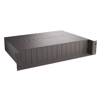 Chasis para Montaje en Rack / 14 Bahías / 2U / Alimentación 9 VCC / 14 Salidas / 100-240 VCA / Plug and Play | SIERRA STORE
