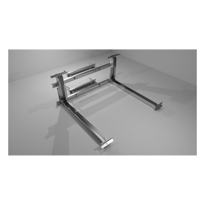 EPCOM INDUSTRIAL EPI-MB225-V1 - Montaje para Panel Solar / Poste o Torre / Módulos 1300-1500 mm / Soporte con Batería / Acabado | SIERRA STORE