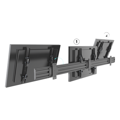 EPCOM INDUSTRIAL LCW3X1UT400 - Soporte de Pared para TV / Riel Triple / Capacidad 110 lbs (50 kg) / Compatible 32"-65" / VESA | SIERRA STORE