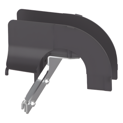 PANDUIT PWBSPJ2BL - Bajada de Cable / 2 in / Control de Radio de Curvatura / Acero con Recubrimiento en Polvo / Negro | SIERRA STORE