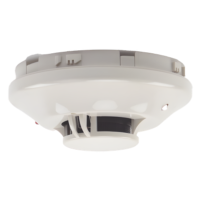 Detector de Humo Fotoeléctrico con Termistor Térmico / 24VDC / 57°C Fijo / Bajo Perfil / 2 in Altura x 6.2 in Diámetro | SIERRA STORE