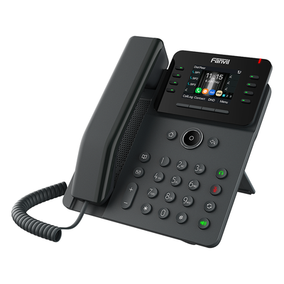 Teléfono IP Empresarial / 12 Líneas SIP / Pantalla Color 2.8" HD 320x240 / Audio HD G.722 y Opus / Conferencia 6 Vías / Bluetooth 5.4 | SIERRA STORE
