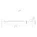 EPCOM INDUSTRIAL SDJH160 - Perfil Rectangular de Interconexión / Acero 1200 mm (3.9 ft) / Ancho 56 mm (2.2 ft) / Soporte 100 mm (3.9 | SIERRA STORE