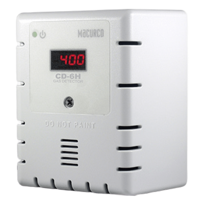 Detector y Controlador de CO2 / 0-2000 ppm / Doble Relevador / Salida 4-20 mA / Activación 600-1500 ppm / Pantalla Digital | SIERRA STORE