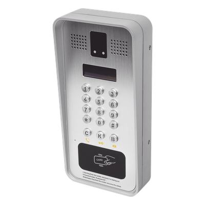 Video portero IP/SIP Con Cámara y pantalla LCD, 2 Relevadores Integrados (entrada y salida), Onvif y lector de tarjetas RFID, puerto | SIERRA STORE