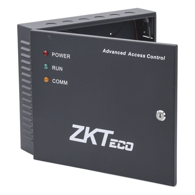 Controlador de Acceso 4 Puertas / 20,000 Huellas / 30,000 Tarjetas / TCP/IP / ADMS PUSH / Fuente 12V 5A / Gabinete | SIERRA STORE