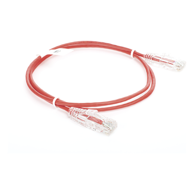 LINKEDPRO BY EPCOM LP-UT6-100-RD-28 - Cable de Parcheo Slim UTP Cat6 / 1 Metro (3.28 Pies) / 28 AWG / Rojo / 1 Gbps | SIERRA STORE