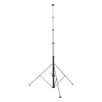 Mástil Telescópico Manual / 9 m (29.5 ft) / Retráctil 2.25 m (7.4 ft) / Carga 20 kg / Viento 100 km/h / Aluminio 6063 / IP65 | SIERRA STORE