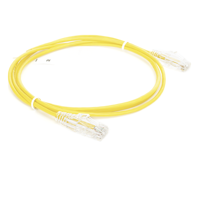 LINKEDPRO BY EPCOM LP-UT6-100-YE-28 - Cable de Parcheo Slim UTP / Cat6 / 28 AWG / 1 Metro (3.28 Pies) / 10 Gbps / Amarillo | SIERRA STORE