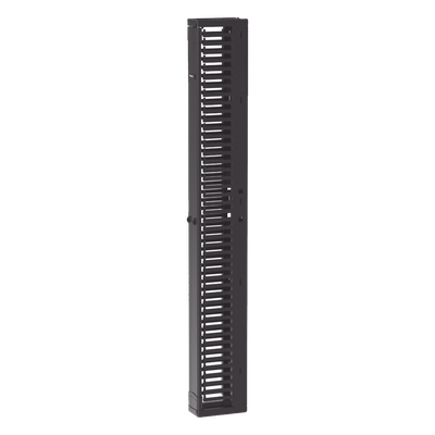 PANDUIT PR2VFD06 - Organizador de Cables Vertical / Alta Densidad 45U / Ancho 6 in (152.4 mm) / Solo Frontal / Tapa de Acero / Rack | SIERRA STORE