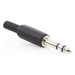 Conector Macho Estéreo / 6.35 mm (1/4") / Cuerpo Plástico / Terminación Soldadura / 28-14 AWG | SIERRA STORE