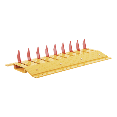 Picos Poncha Llantas / Sección 3 ft (90 cm) / Acero Galvanizado / Cinta Reflectiva / Operador 1603 Compatible | SIERRA STORE