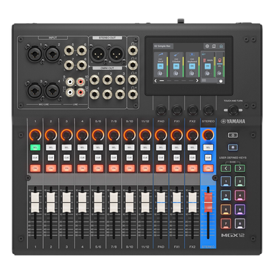 Consola Digital de Audio / 12 Canales / Pantalla Táctil 4.3 in / DSP Integrado / Grabación USB 32-bit/96 kHz / Bluetooth 5.0 | SIERRA STORE