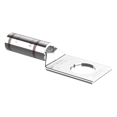 PANDUIT LCA2-38-Q - Terminal de Compresión / Calibre 2 AWG / Orificio 3/8 in (9.5 mm) / Cobre Estañado / 35 kV / 90 °C | SIERRA STORE