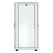 Gabinete Rack de Piso / 24U / 19 Pulgadas / Vidrio con Cerradura / Carga 750 kg / 600x605x1190 mm (23.6x23.8x46.9 in) / Acero Calibres | SIERRA STORE