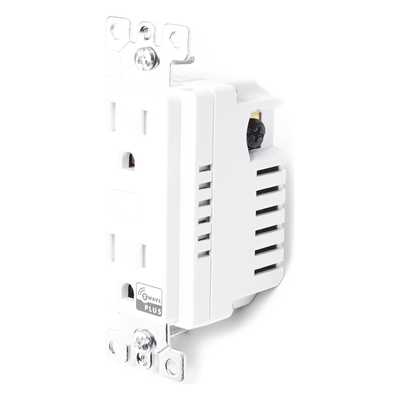 Tomacorriente Inteligente Z-Wave / 120 VCA 60 Hz / Carga 1800W Resistiva / Alcance 20.5 m (67.3 ft) / Empotrable Interior | SIERRA STORE