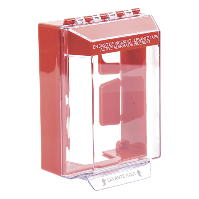 Cubierta de Montaje Superficial / Policarbonato UV / 6.17" x 4.58" x 1.83" / ADA / -40°C a 121°C / Texto Incendio Español | SIERRA STORE