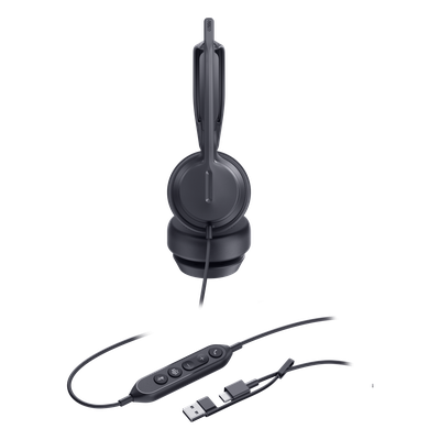 Diadema Alámbrica Profesional / Audio HD / Cancelación de Ruido con IA / USB-C/A / Certificación Microsoft Teams / Binaural | SIERRA STORE